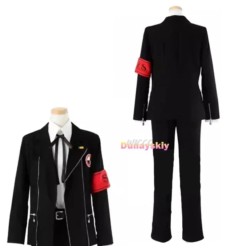 Game Person 3 Cosplay Anime Shin Megami Tensei cos Minato Arisato Junpei Iori Man school uniform Cosplay Costume Custom Made