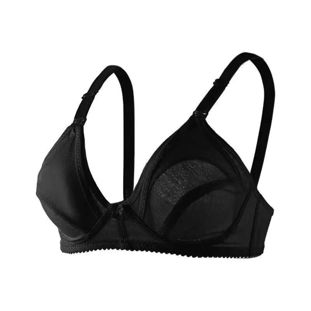 Cotton Maternity Nursing Bra Wire Free Plus Size Nursing Bralette Open Breast Design Sleep Underwear Cotton Wire Free Bra