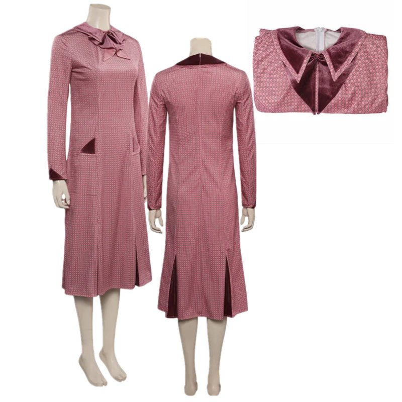 

TV Disguise Dolores Cosplay Umbridge Costume Women Fantasia Dress Outfits Halloween Carnival Party Suit