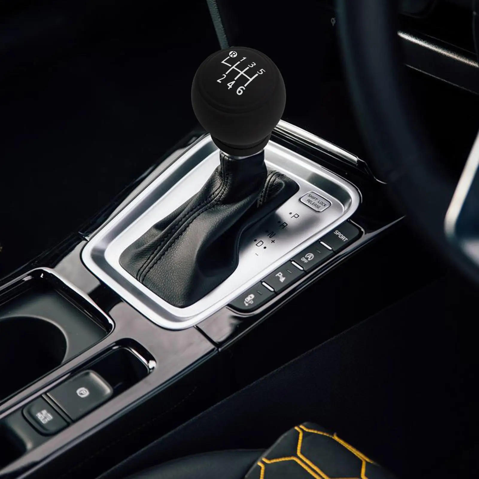 Car Gear Shift Cover Silicone Non-Slip Protector Car Shifting Head Protector Cover Interior Accessories For Automotive Truck