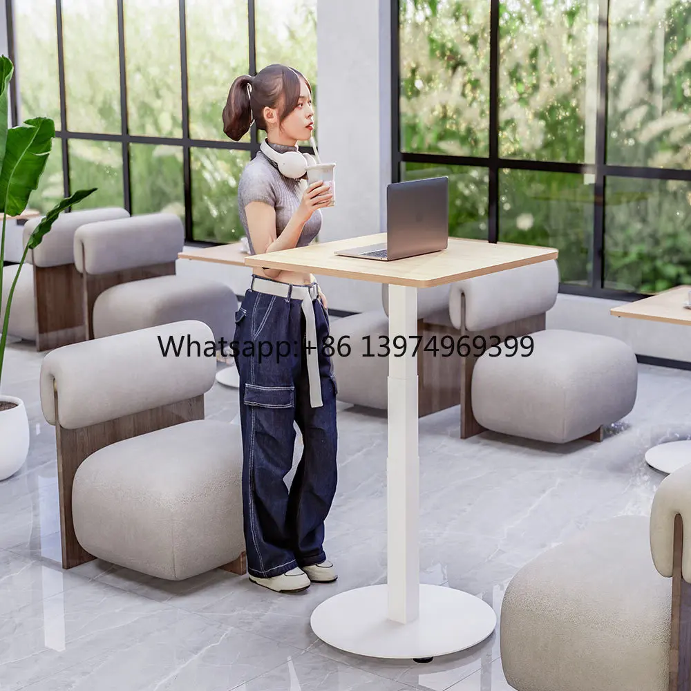 2025 Smart Customized Lifting Height Adjustable Coffee Table Base Lifting Frame Lift Electric Adjustable Standing Desk One Leg
