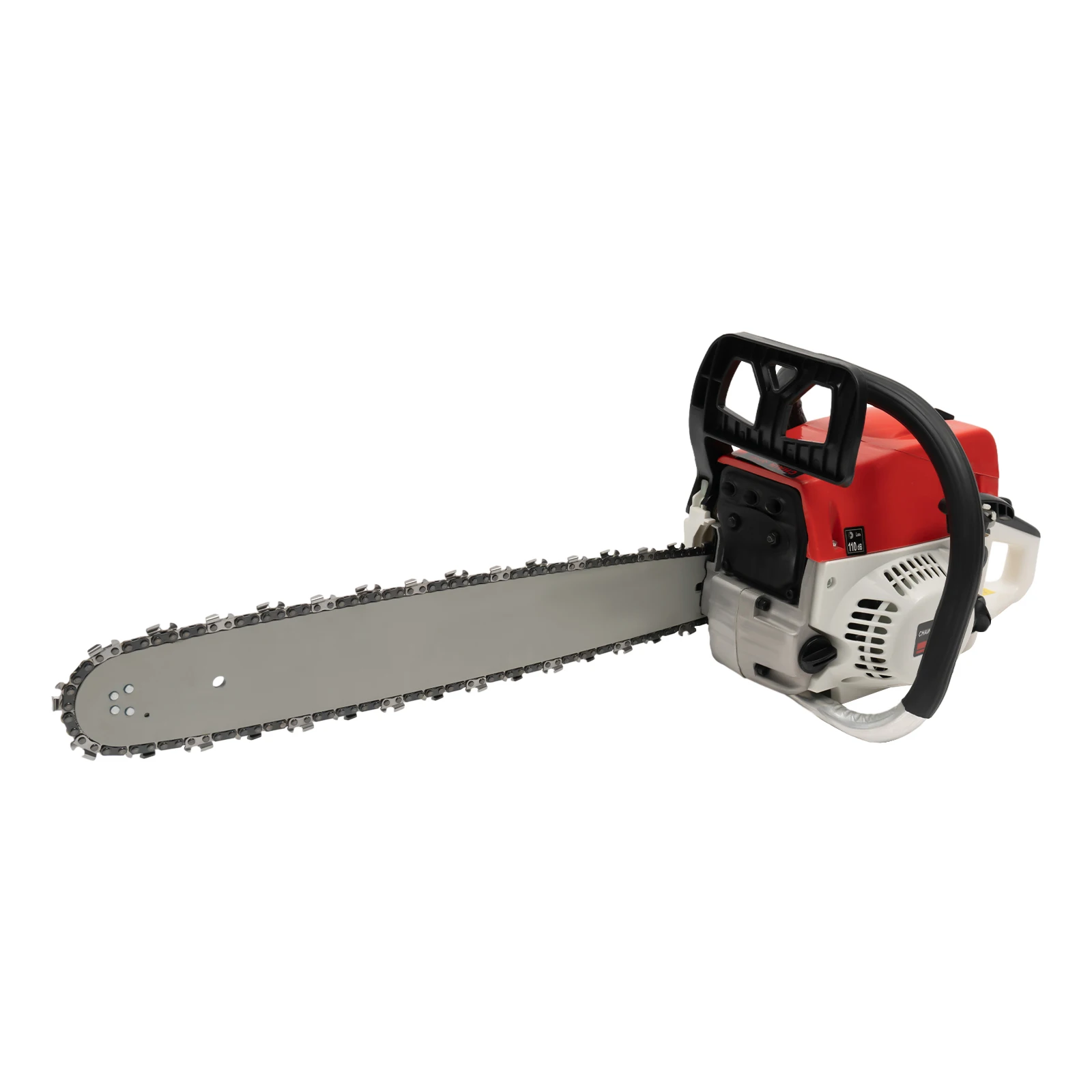 Piła łańcuchowa benzynowa 52cc 2.0kW 2-suwowa, z prowadnicą 20 cali/51 cm do cięcia drewna, z torbą na narzędzia, butelką do mieszania i osłoną prowadnicy, model 5200.