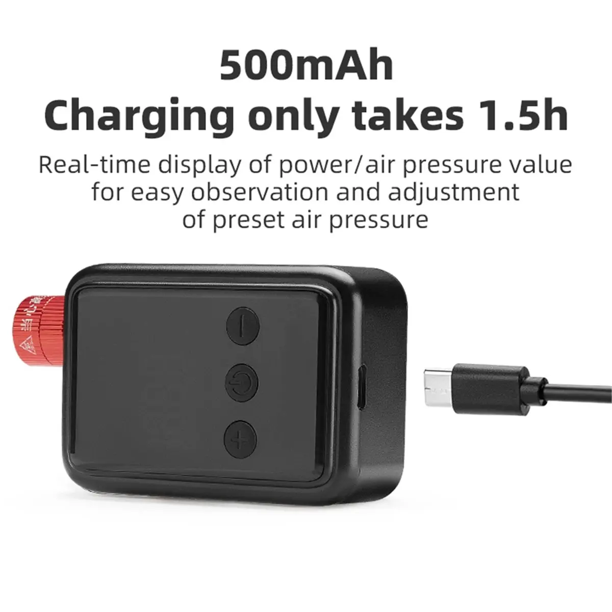 A61P 150 PSI Portable Pocket Bike Electric Air Pump with Digital Pressure MINI Fast Rechargeable Compressor Tire Inflator