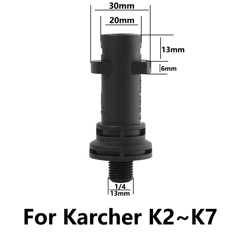 Pressure Washer Fitting Adapter Snow Foam Lance Adapter G1/4 Quick Release Connector Foam Nozzle for Karcher Bosch Lavor AR