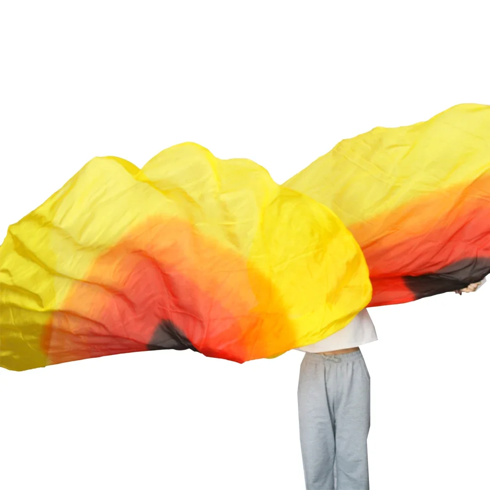 シルクフラッグ スポーツイベントに必要なエレガントな小道具 エレガントで目を引くダンス小道具 ハロウィンフェスティバルパフォーマンス小道具