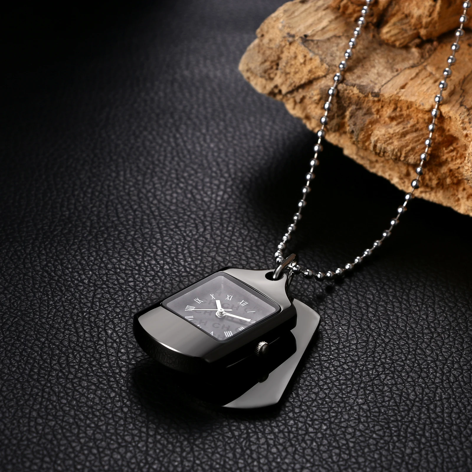 LANCARDO 맞춤형 개 태그 군사 태그 군인 명찰 목걸이 시계 로마 숫자 규모 맞춤형 콘텐츠 펜던트 목걸이