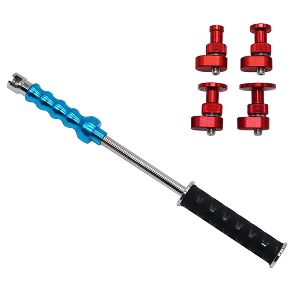 For Professional Auto Repair Paintless Dent Remover Hand Tool Set Hail Damage Repair Multiple Attachment Sizes