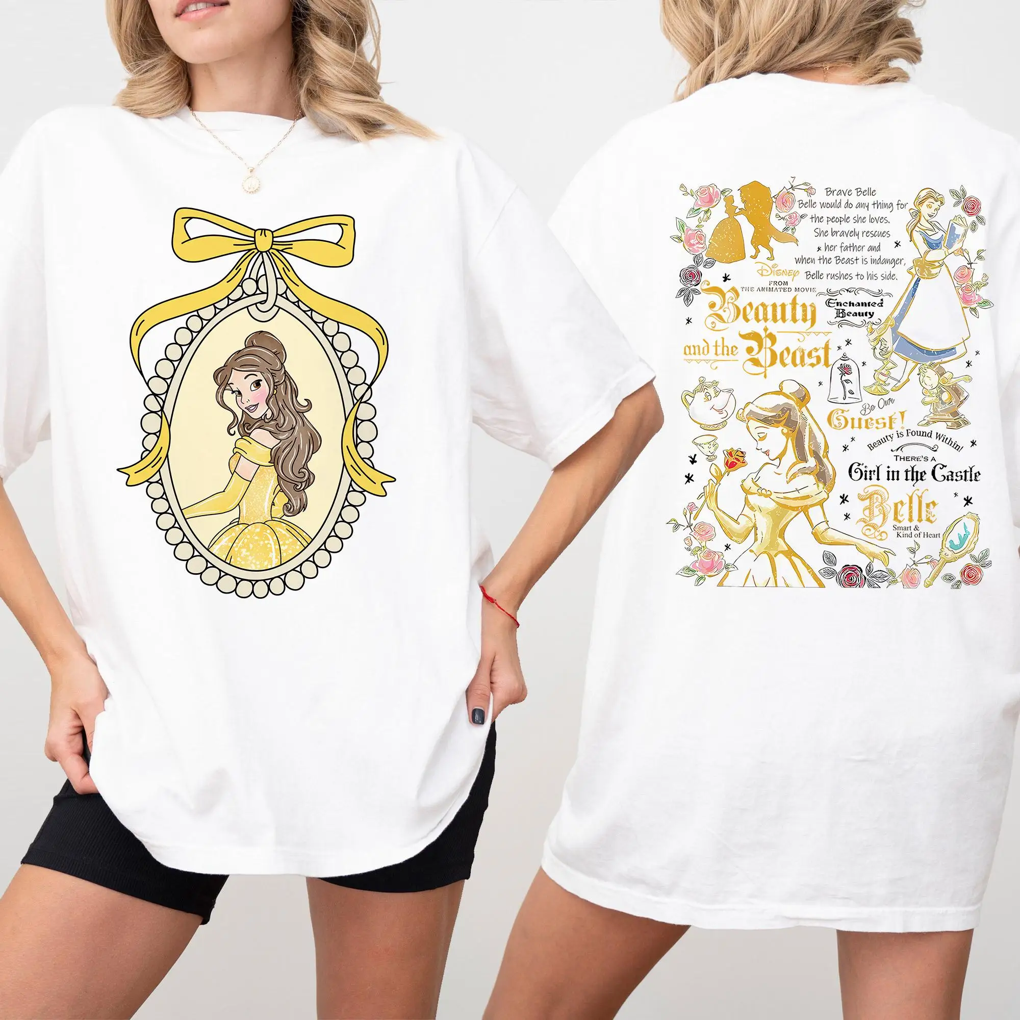 

Vintage Disney Belle Comfort Colors Shirts Disney Princess T-Shirt Beauty and The Beast Tale As Old As Time Shirt