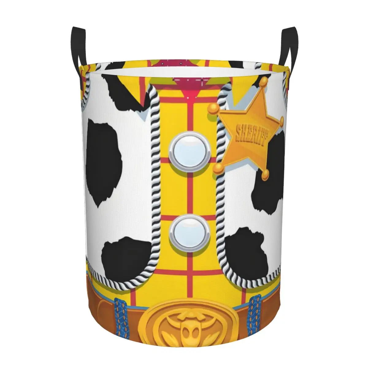 Benutzer definierte Anime Spielzeug Geschichte Cowboy Woody Anzug Wäsche korb faltbar große Kapazität Kleidung Vorrats behälter Cartoon Film Baby Korb