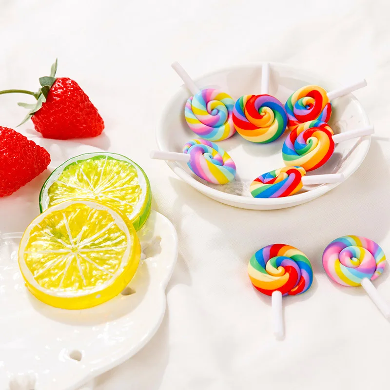 Rainbow Lollipop Photographing Props Food Children\'s Toys Clothing Shooting INS Background Decorative Photography Accessories