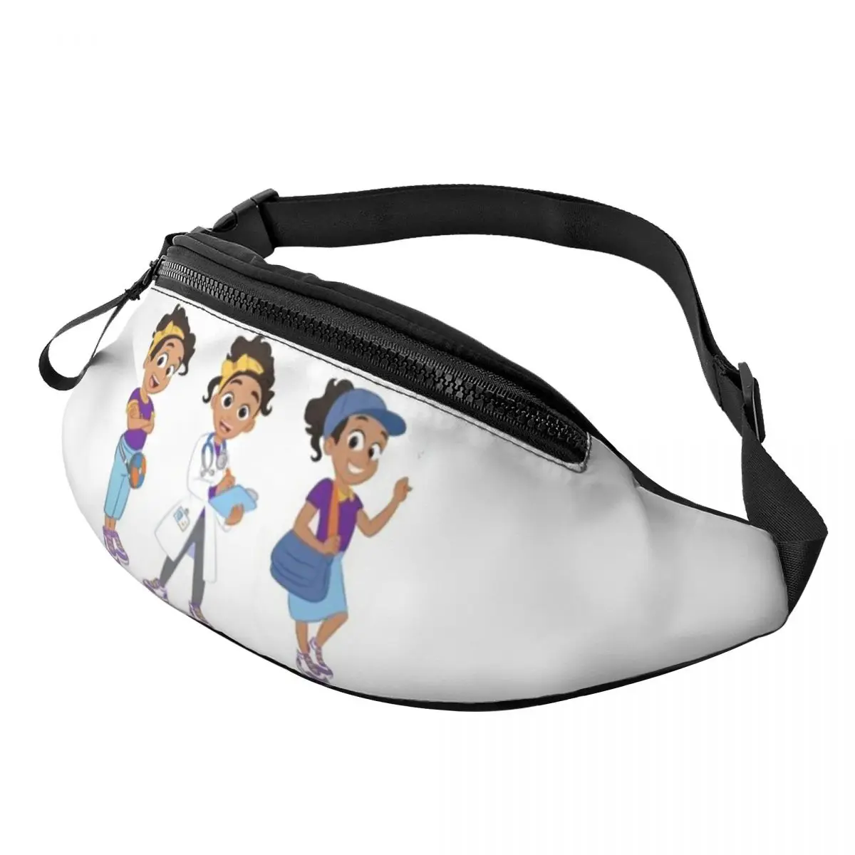 

Meekah And Blippi Waist Bag for Women Men Crossbody Fanny Pack Running Phone Money Pouch