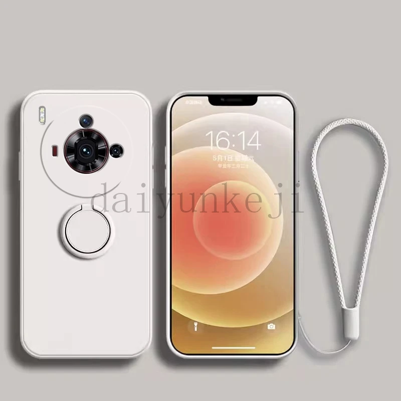 Phone Case For ZTE Nubia Z50SPRO Z50 Z50S PRO Silicone Case Shockproof Soft Cover With Holder Bracket Funda Strap
