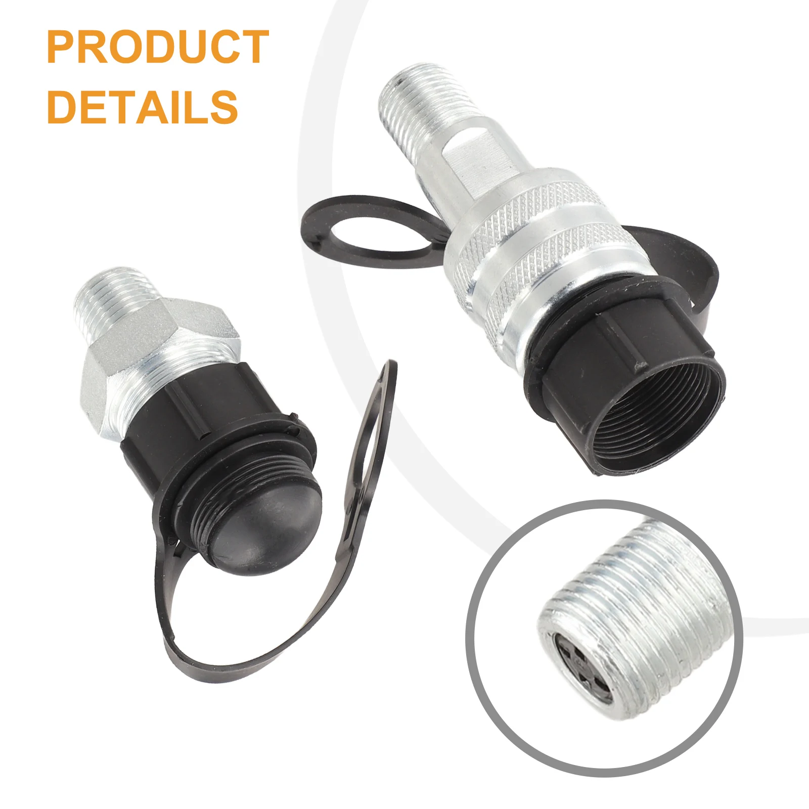 

Zg3/8 Hydraulic Quick Connector Set Carbon Steel High Pressure Oil Pipe Coupling Male Female Threaded Fitting For Industrial