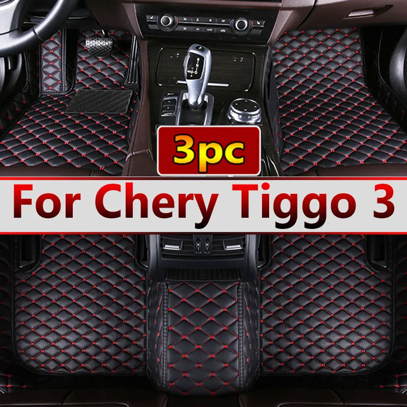 

Автомобильные коврики для Chery Tiggo 3 2014 2015 2016 2017 2018 2019 2020, пользовательские автомобильные подушечки для ног, ковер, аксессуары для интерьера