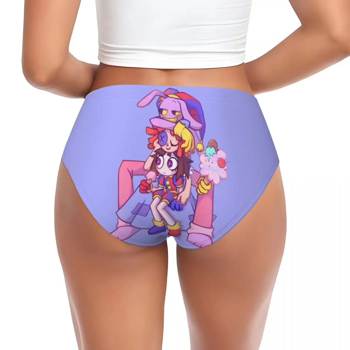 Custom Jax And Ragatha Brief Panties Womens Breathable The Amazing Digital Circus Underwear