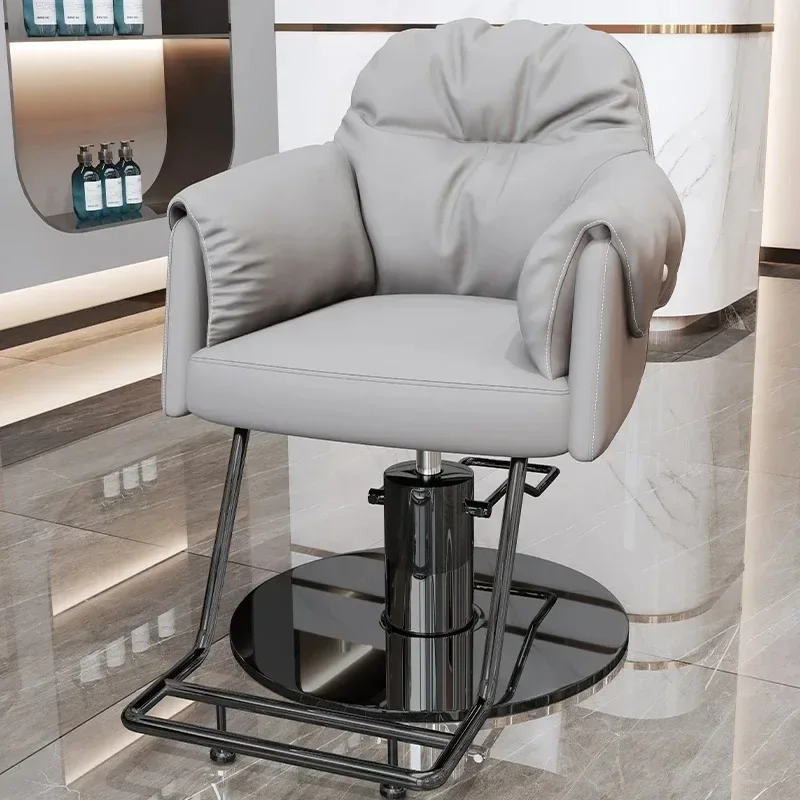 

Comfortable Trendy Barber Chairs Ergonomic Professional Styling Beauty Salon Chair Luxury Quality Sillon Barbero Salon Furniture