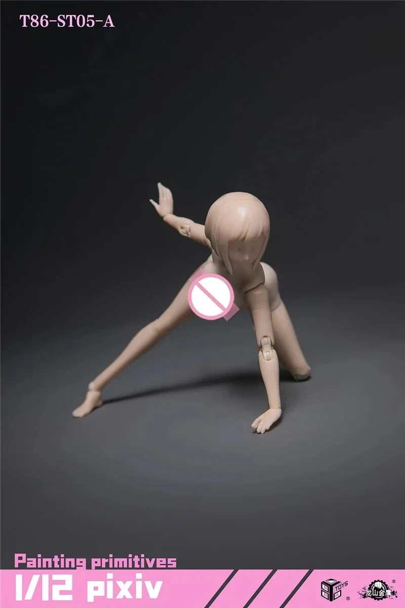 86TOYS T86-ST05/06 1/12 نصف حزمة المطاط طبطب الأرداف أنثى الجسم لعبة مجسمة في الأوراق المالية #2