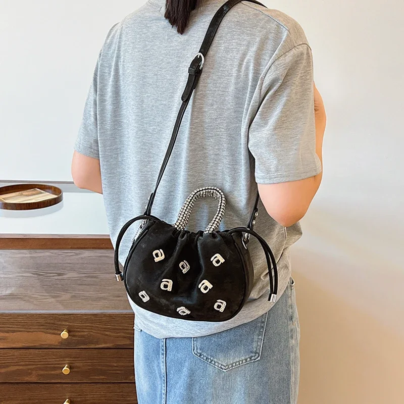 Petit sac à bandoulière argenté pour femme, créateur de mode coréen, sacs à main féminins, JOproximity Wstring, nouveau, 2024, E27