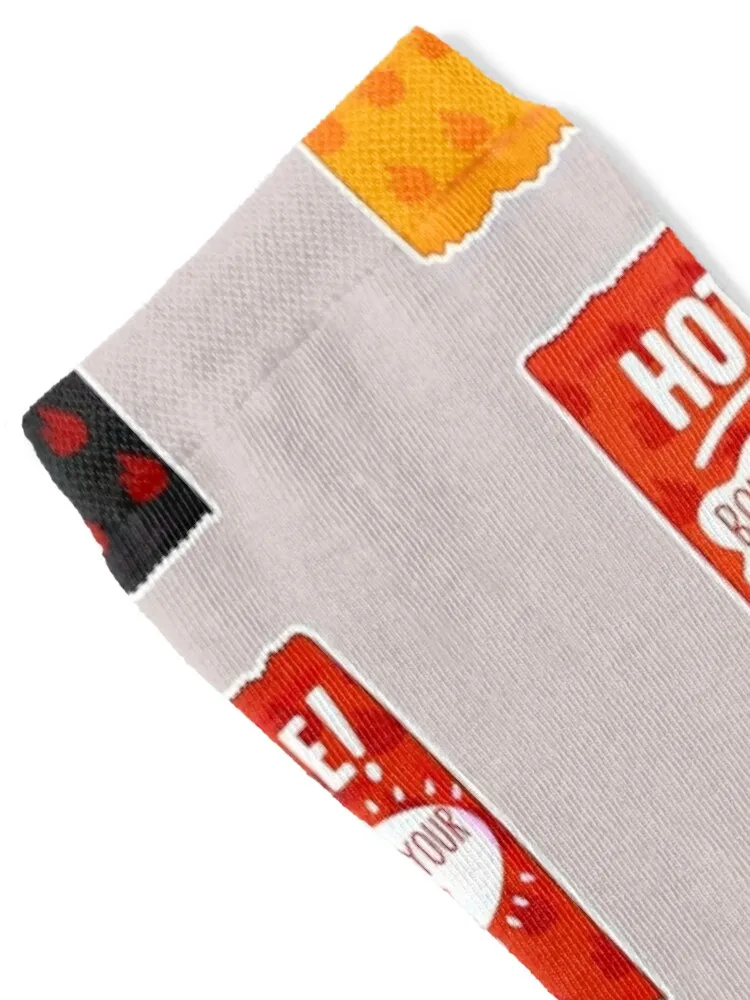 Taco Bell Sauce Pack Socks fashionable aesthetic happy Boy Socks Women's