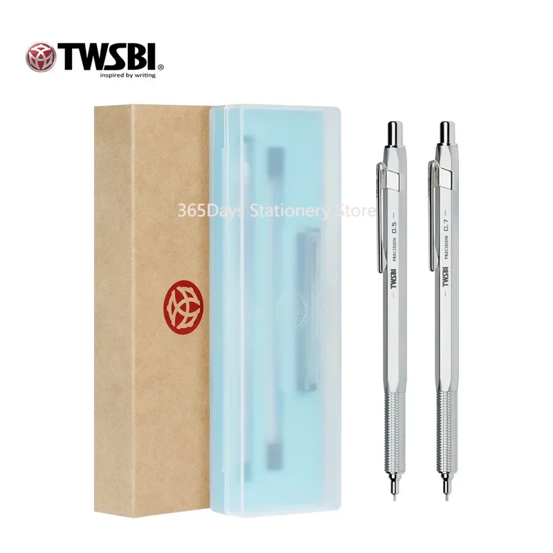 Twsbi Sanwentang Precyzyjny ołówek automatyczny Metalowa aktywność korpusu Współczynnik 0,5/0,7 mm Malowanie Rysunek HB Ołówek Trójkąt Prezent dla studentów