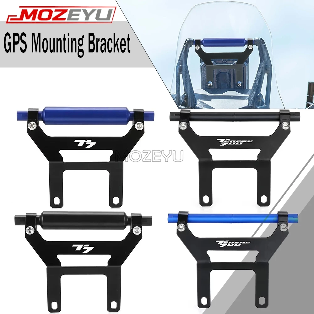 For YAMAHA Tenere 700 T700 XTZ700 Aluminium GPS Navigation Bracket Tenere700 T7 2019-2024 Dash Stabilizer Anti Vibration Bracket