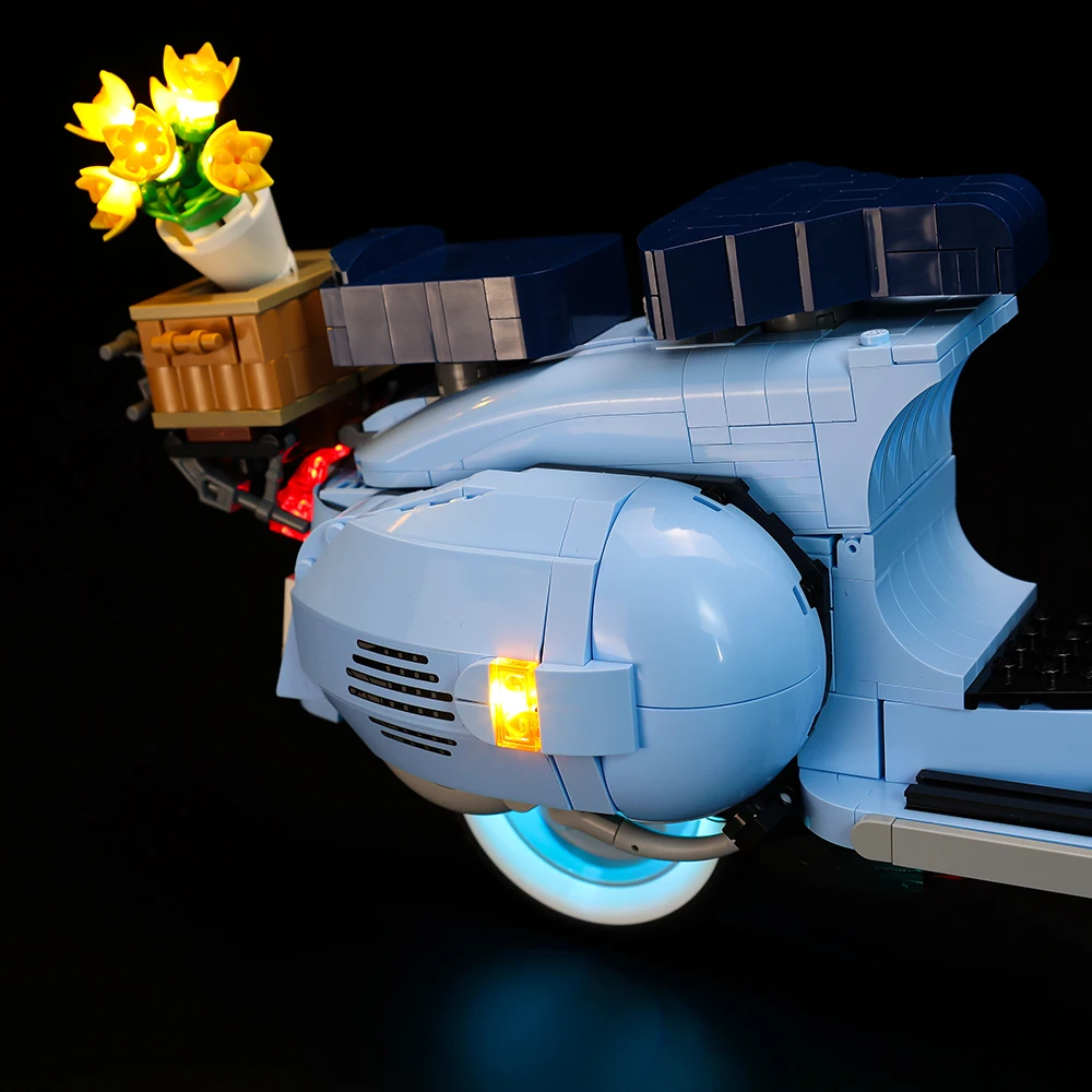 Zestaw oświetlenia LED odpowiedni do klocków LEGO Vespa 125 10298, lampka DIY (klocki modelarskie nie są dołączone)