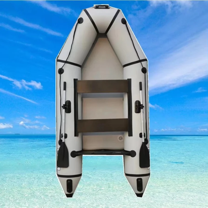 Drop Stitch Floor Pvc Inflatable Kayak, Multi Function For Fishing, Assault And Water Entertainment On Outdoor Waters