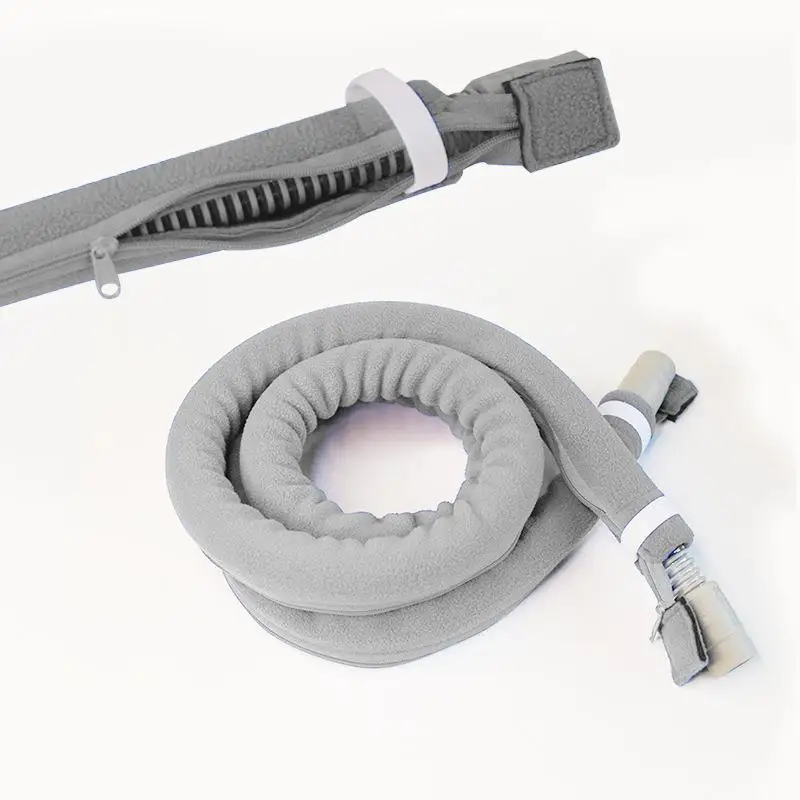 1.8m Soft & Washable CPAP Hose Tube Cover CPAP Hoses Zippered Tubing Wrap Pipe Protector Accessory Prevent Noise Condensation