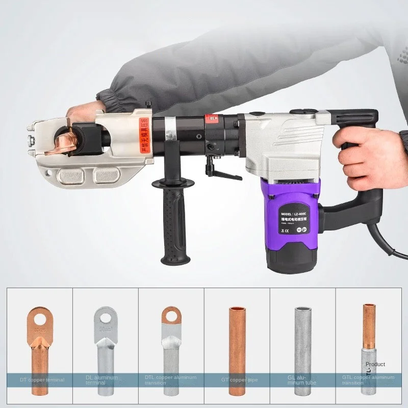 1100W Draagbare Elektrische Hydraulische Tang Lithium Batterij Koperen Aluminium Terminal Krimptang Oplaadbare Krimptang