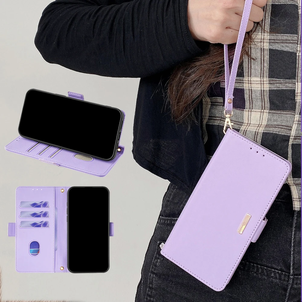 Magnetic Side Buckle Leather Flip Wallet Case for Xiaomi Poco X8 Pro poco X7 Pro Poco X6 X5 X4 X3 Pro GT Cover RFID Blocking view 6