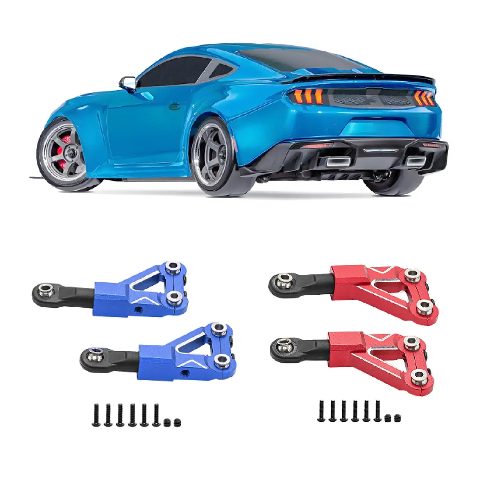 Vervangende zwenkarmen voor 1/10 RC Drift-auto's, compatibel met 10533