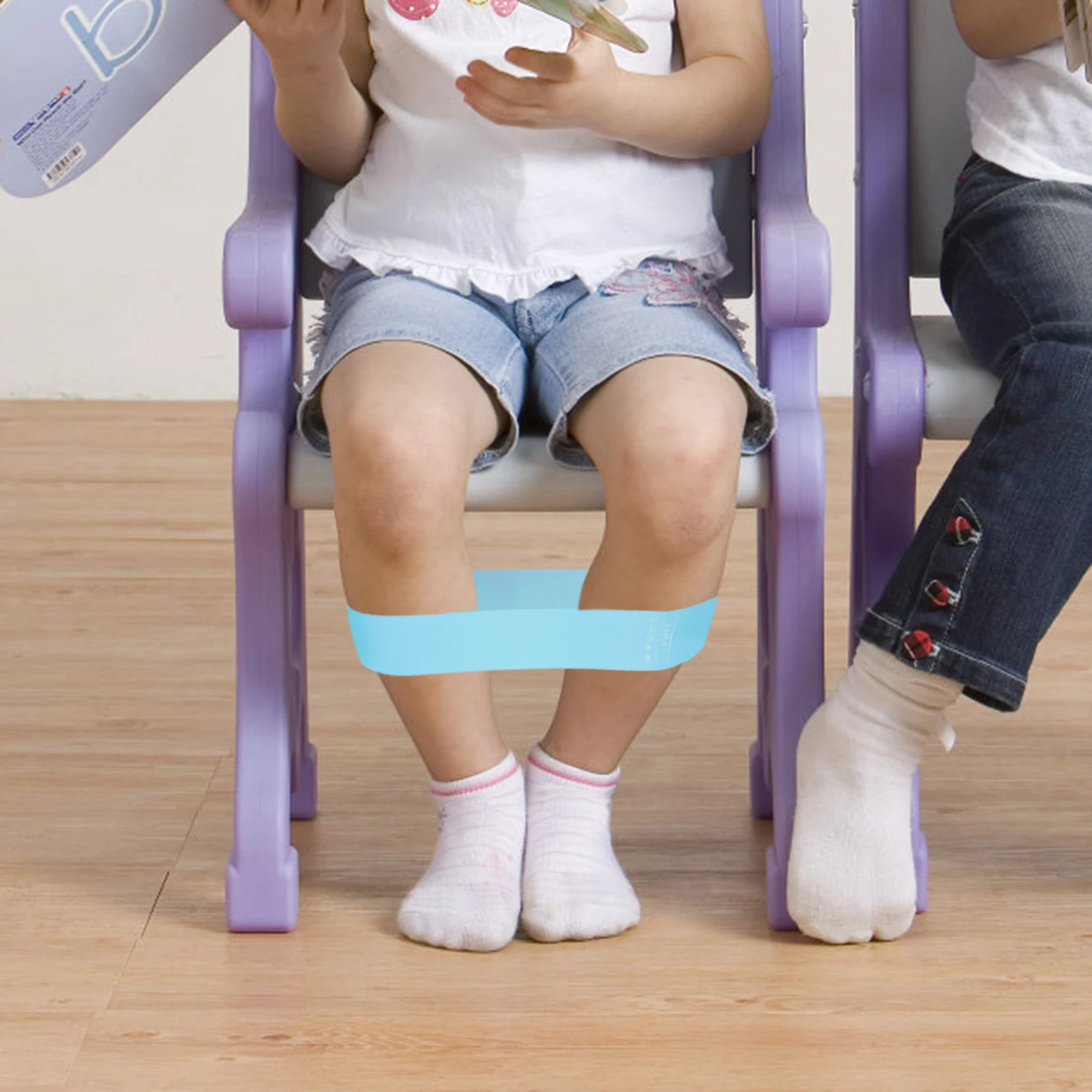 أربطة كرسي لـ 10 قطع من أربطة مكتب الفصول الدراسية، أربطة ملونة قابلة للتمدد لأقدام تململ، حلول كراسي الجلوس المرنة