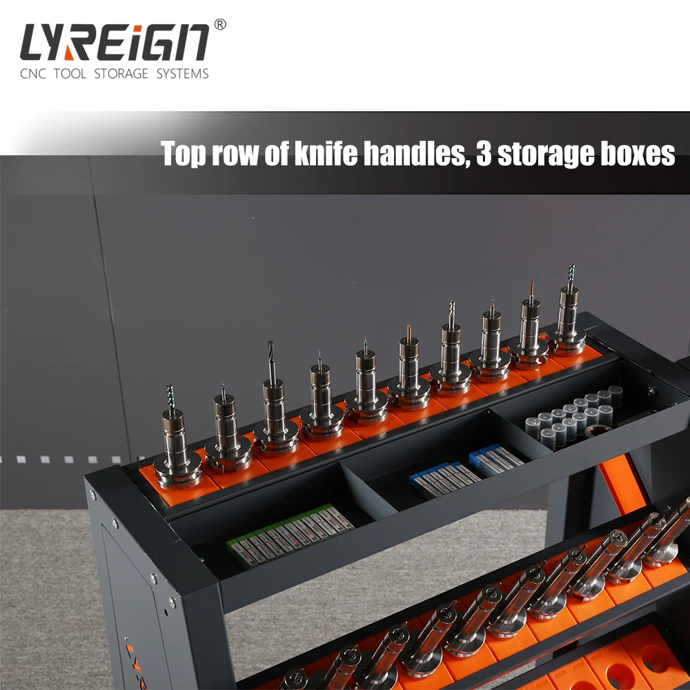 LYREIGN CNC Tool cart  Tool cart Cabinets and Cabinets  Type A CNC Trolley CNC Tool Storage  Cabinet CNC Machine CNC Tool Holder