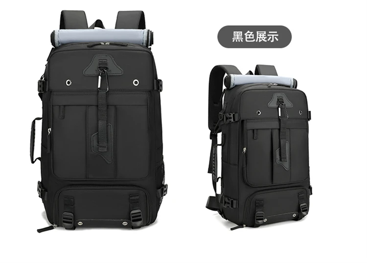 Reiserucksack, Handgepäck-Rucksack, robuste, umwandelbare Reisetasche, passend für 15,6-Zoll-Laptops für Männer und Frauen – Detail 5