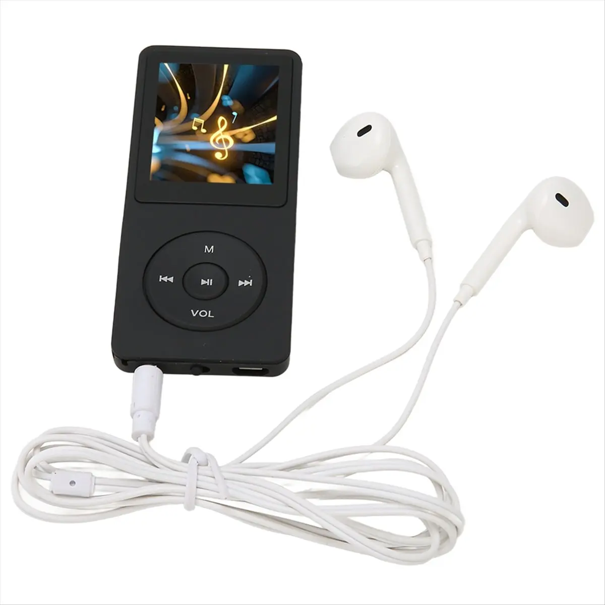 L73A NEW Music Player Support Recording 64GB Expandable Portable MP3 MP4 Player 1.8in Screen 30 Hours Playback for Travel Black