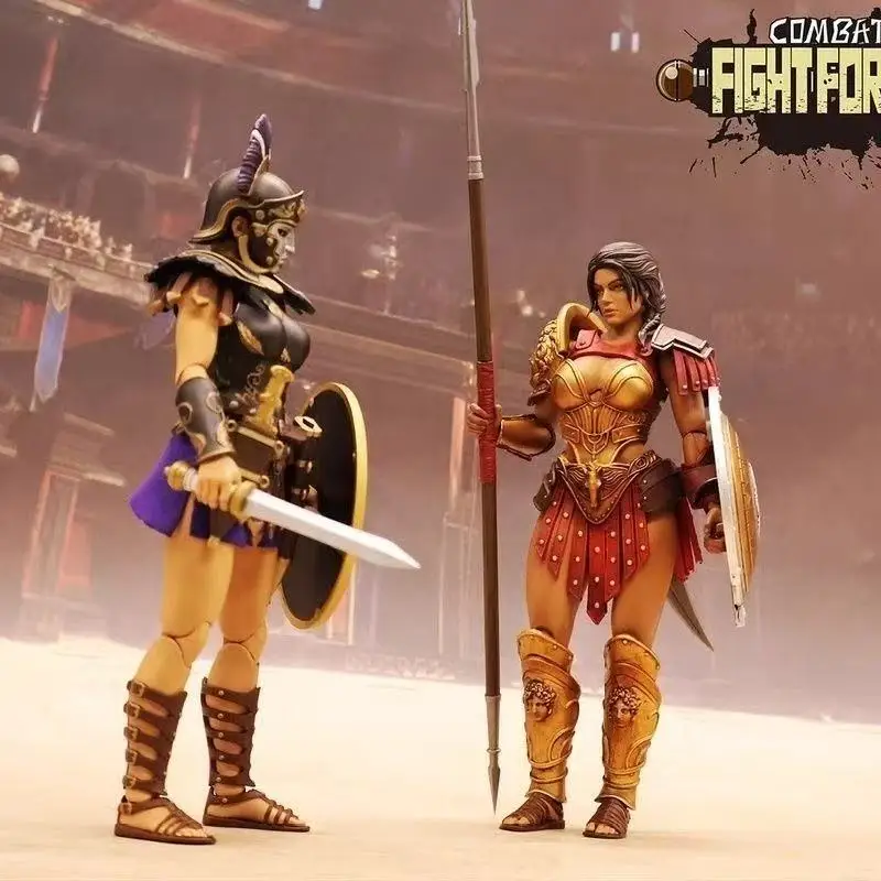 

[IN STOCK]XesRay Fight For Glory 1/12 Action Figure Combatants Wave 6 Cassia Berenice Medocus the Thracian Anime Model Toy
