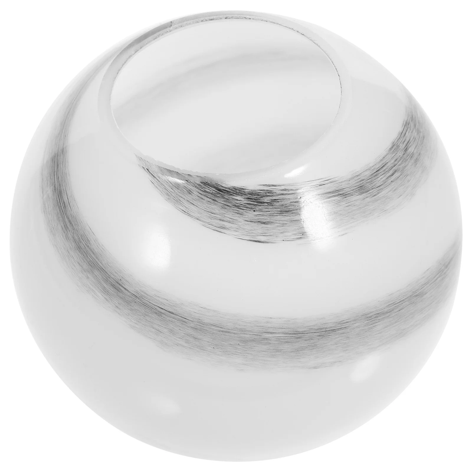 غطاء مصباح معلق على شكل كرة أرضية لاستبدال أباجورة السقف والزجاج المزخرف الشفاف #5