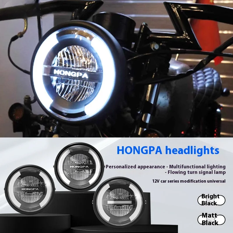 7-inch LED Wrangler Headlights Suitable for Jeep, Harley Davidson, Motorcycle Headlight Modification LED Headlights