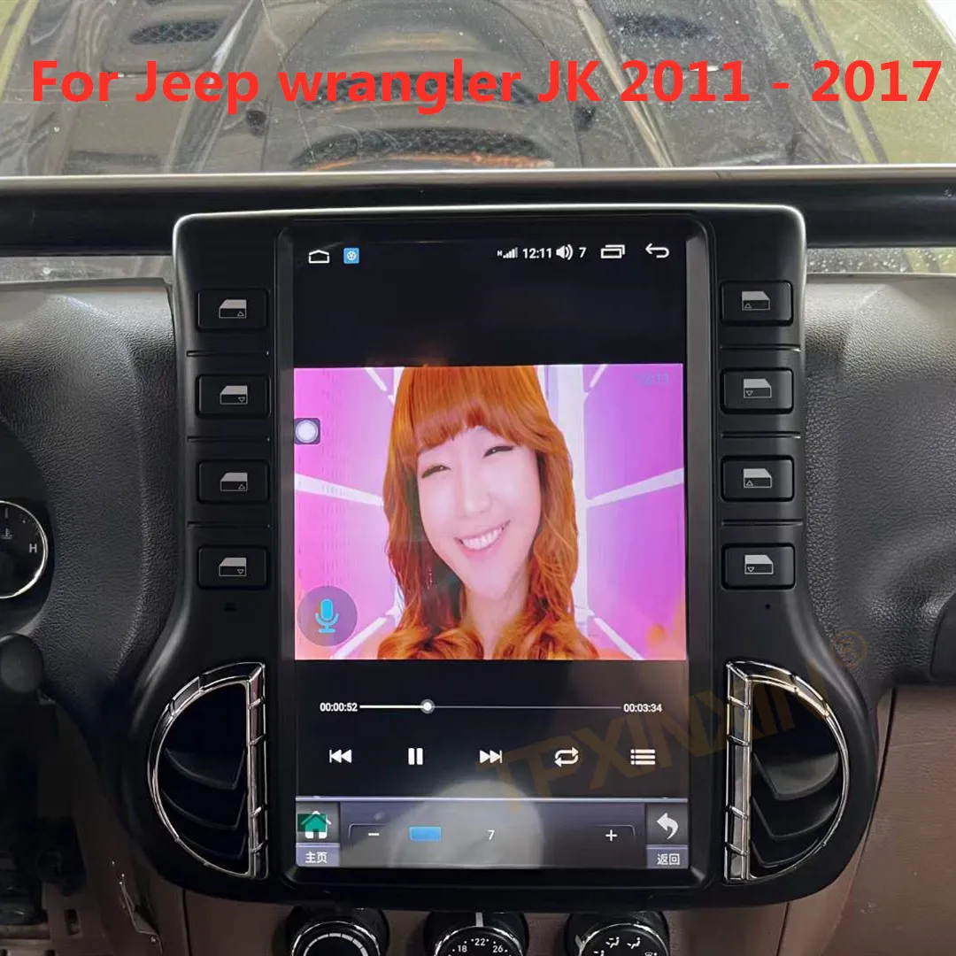 

Автомагнитола 2DIN для Jeep wrangler JK 2011-2017, Android, стереоприемник, Авторадио, мультимедийный плеер с GPS Навигатором, экран головного устройства