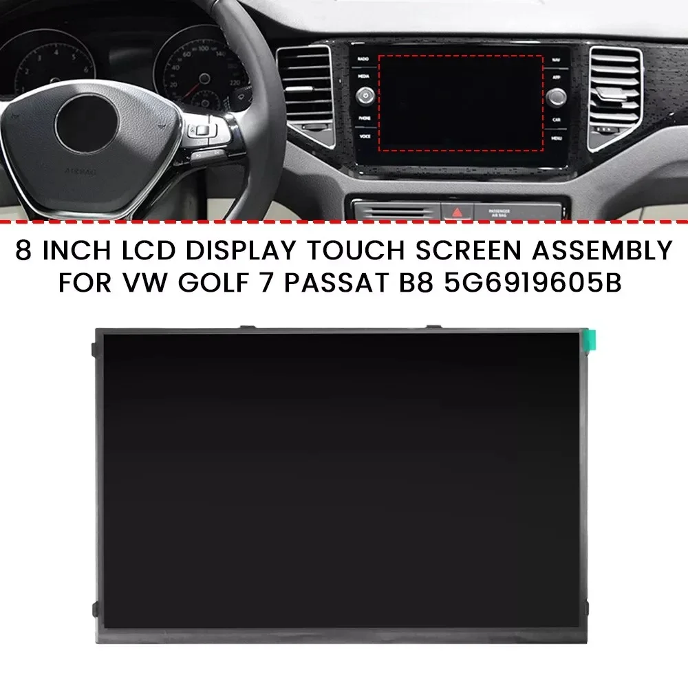 

8" LCD Display 5G6919605B For VW T-Roc Golf 7 Tiguan Passat B8 Screen Replacement