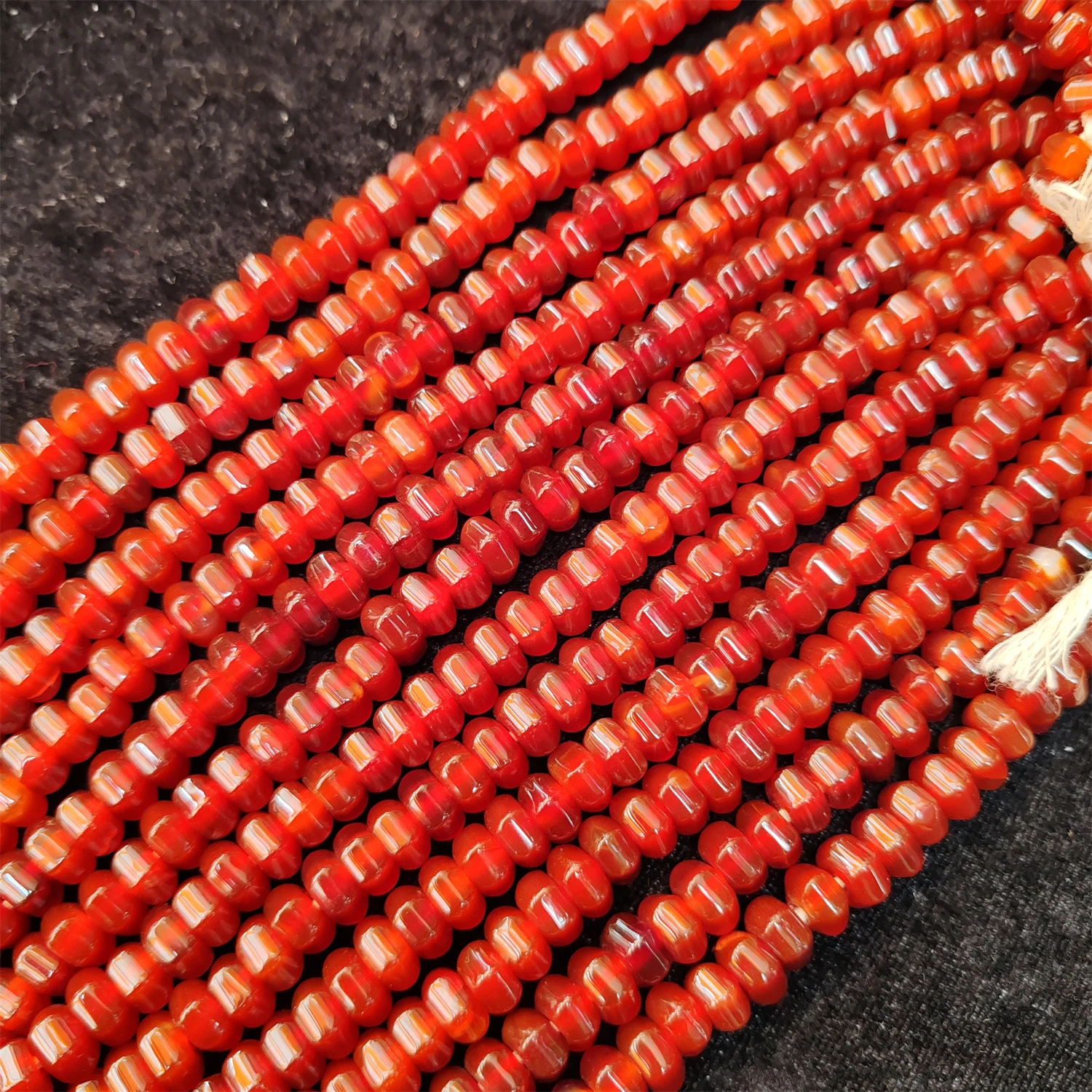 1pcs/lot Natural Western Zhou Old Agate Carnelian 108 Beads Bead String 8mm Retro style Beads for bracelet necklaces