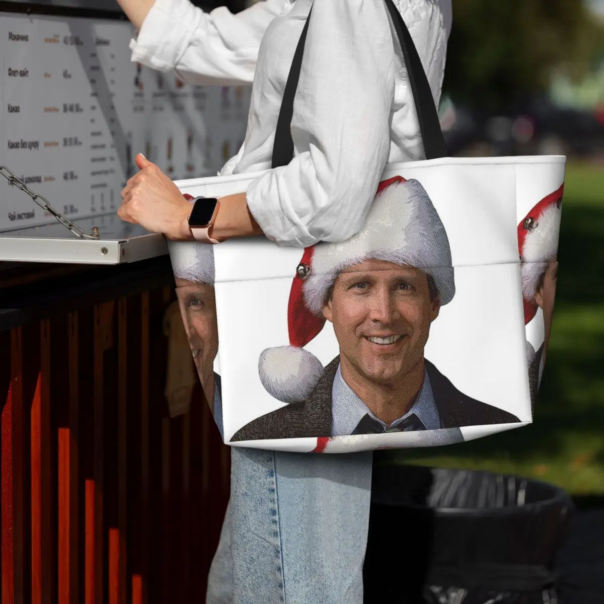 

Clark Griswold National Lampoon's 1989 Beach Tote Bag Sport Gym Yoga Duffle Large Tote Bag Women Travel Bag Fitness bag