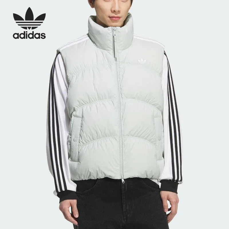 Adidas Clover Men's and Women's Sports Zipper Warm Down Vest Vest KS8492