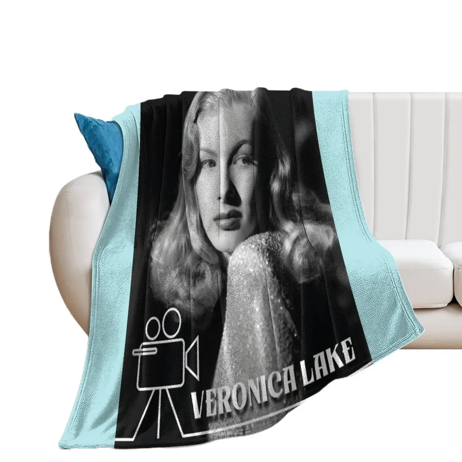 Veronica Lake Throw Blanket Hairy Soft Plaid Blankets