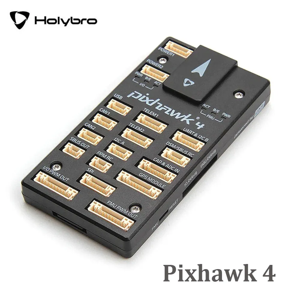 

HolyBro Pixhawk 4 Flight Controller (Plastic Case / Aluminum Case) with PM02 / PM07 Power Module M9N / M10 GPS