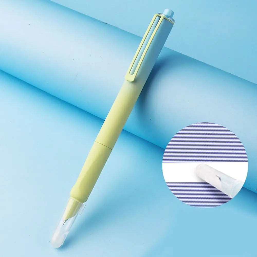 

Replaceable Ink Capsule Thermal Erasable Fountain Pen Magic Pen With Eraser Calligraphy Pen Press Fountain Pen 0.38mm Gradient