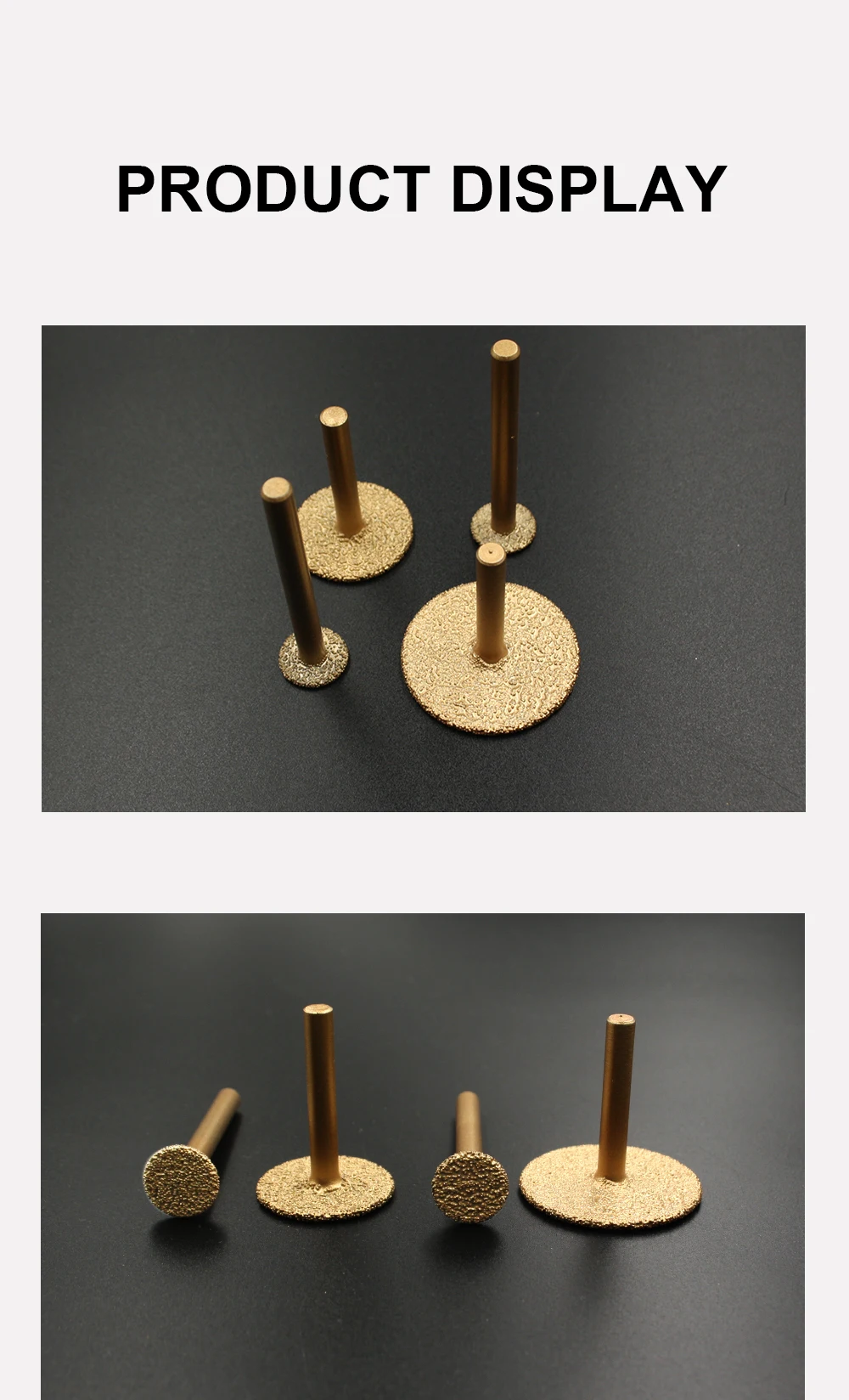 T-Typ-Diamant-Schleifkopf, 6 mm Schneidklingen, Diamant-Schneidklingen, Stein-Metall-Schleifscheibe, 16, 20, 30 mm, 40 mm, 50 mm – Detail 6