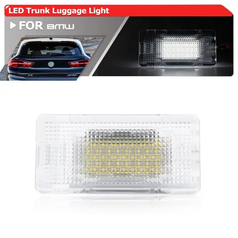 BMW X1 E84 F48 X2 F39 X5 E53 Z4 G29 Z8 E52 풀 화이트 LED 테일 게이트 리프트 게이트 트렁크 카고 영역 수화물 구획 라이트