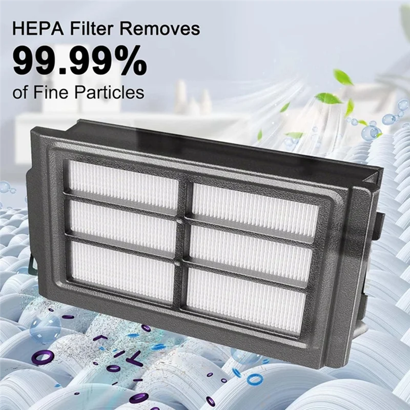 A74G-ملحقات المكنسة الكهربائية 6 قطعة استبدال فلتر Hepa لـ Irobot Roomba Plus 505 Combo/405 Combo