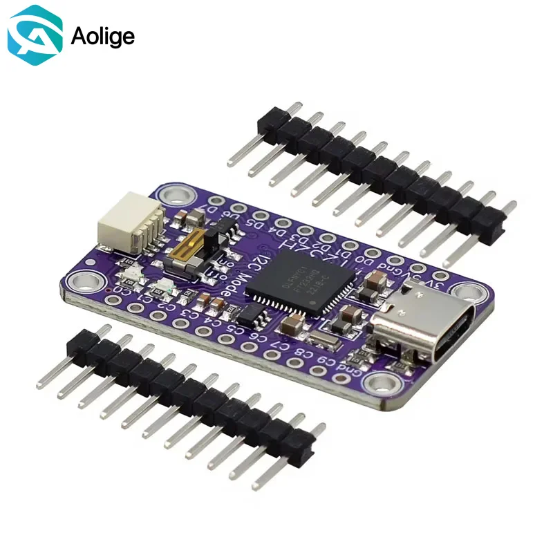 

MCU FT232H USB to JTAG UART FIFO SPI I2C High Speed Multifunction FT232H Serial Port Module